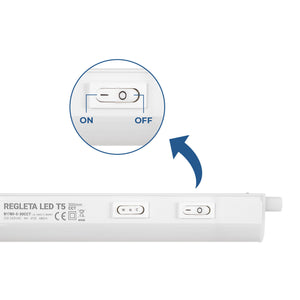 Regleta LED bajo mueble T5 - 4W - CCT - 30 cm - Opal (23)