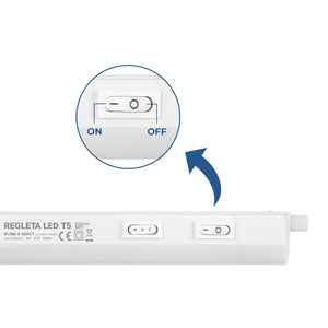 Regleta LED bajo mueble T5 - 8W - CCT - 60 cm - Opal (21)
