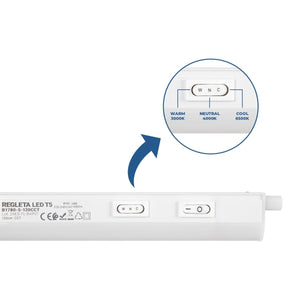 Regleta LED bajo mueble T5 - 14W - CCT - 120 cm - Opal - Barcelona Led-