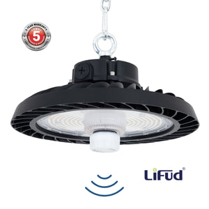 Campana LED UFO industrial 200W - CCT - Con sensor de movimiento - 170lm/W - Driver LIFUD - IP65 - 5 años garantía - Barcelona Led-