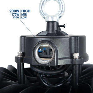 Campana LED UFO industrial 200W - CCT - Con sensor de movimiento - 170lm/W - Driver LIFUD - IP65 - 5 años garantía (26)