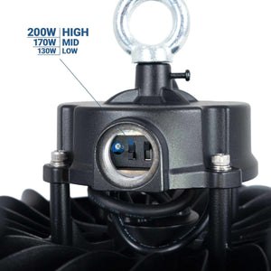 Campana LED UFO industrial 200W - CCT - Con sensor de movimiento - 170lm/W - Driver LIFUD - IP65 - 5 años garantía - Barcelona Led-