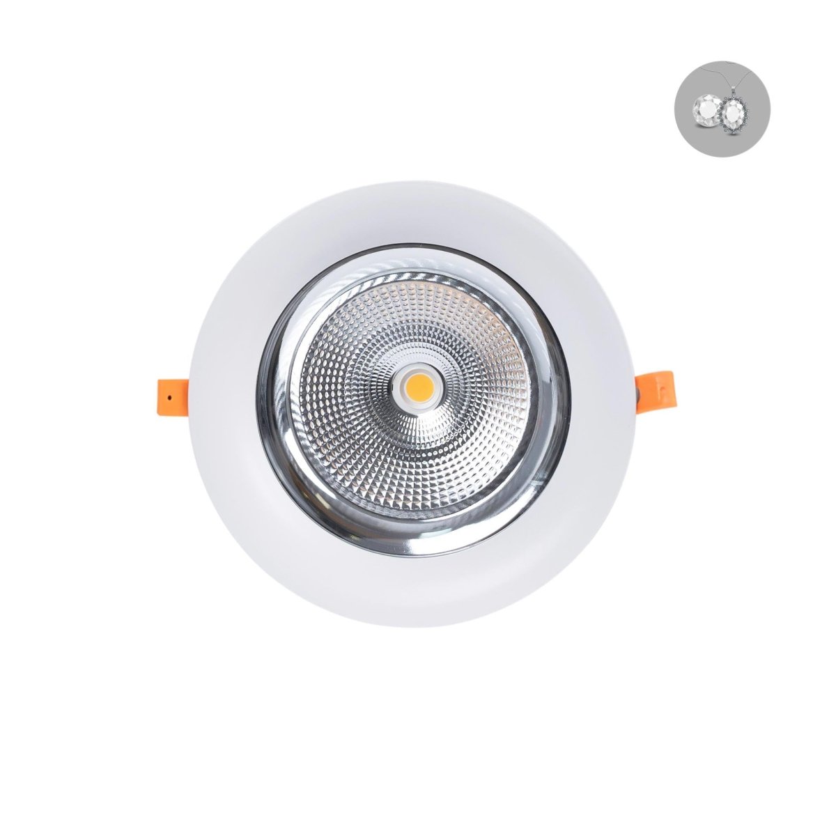 Downlight LED especial para joyerías - 40W - Driver Philips - Corte Ø210 mm - Barcelona Led-