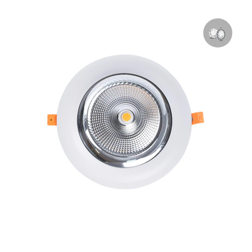 Special LED Downlight for Jewelry Stores - 40W - Philips Driver - Cut Ø210 mm