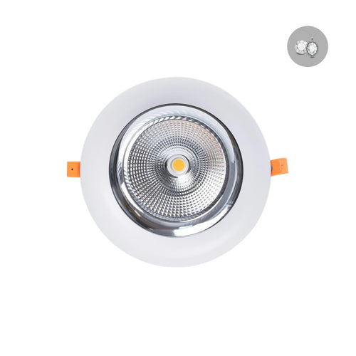 Downlight LED speciale per gioiellerie - 40W - Driver Philips - Taglio Ø210 mm