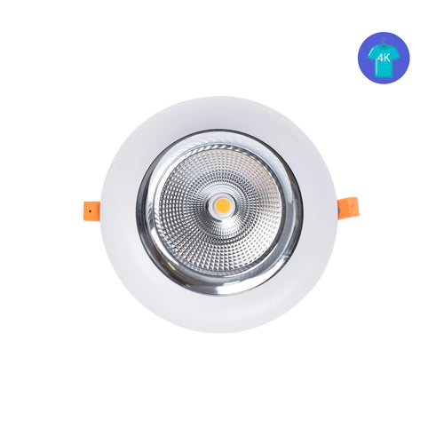 LED downlight special for cosmetics, fashion and retail - 40W - Driver Philips - Cut Ø210 mm