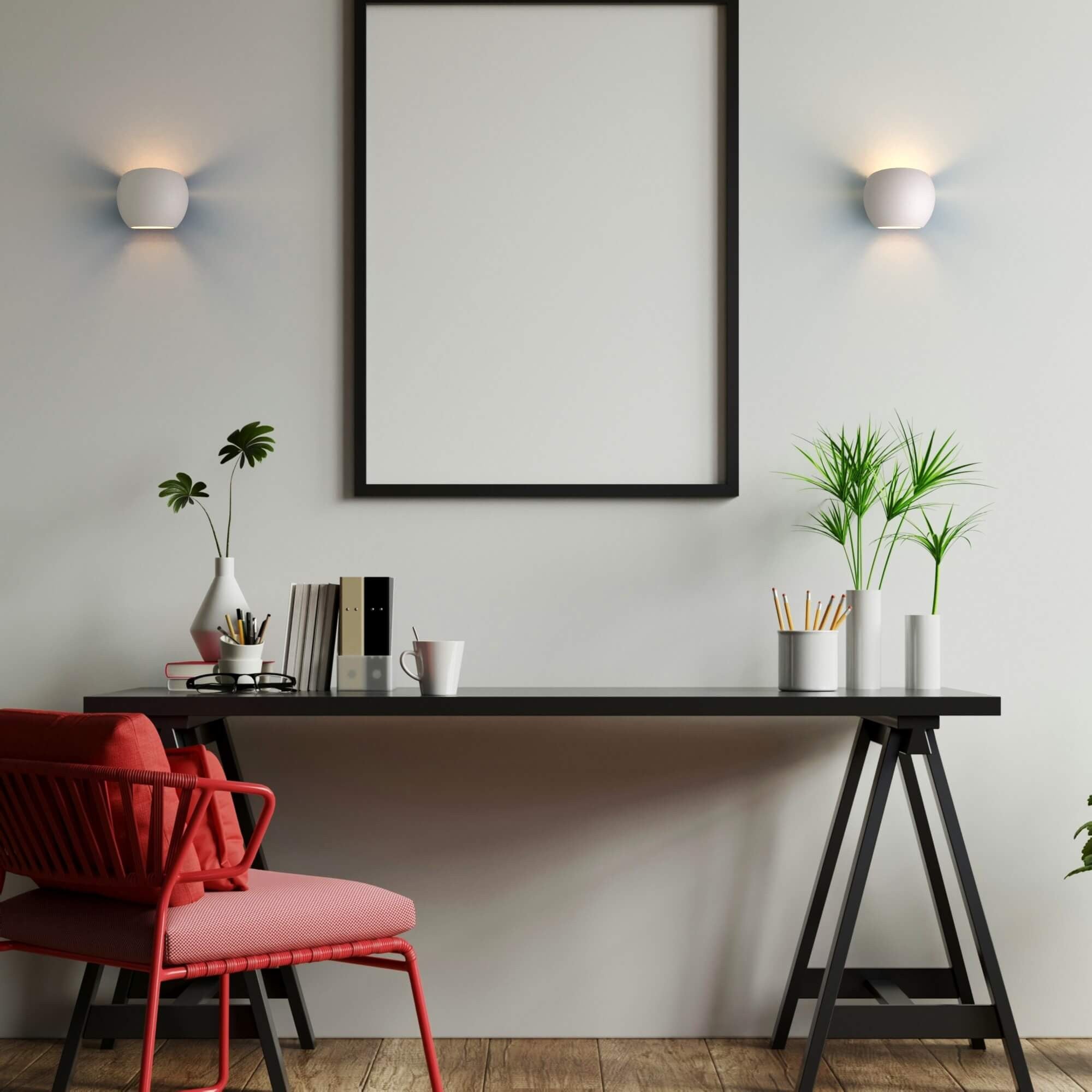 Aplique de pared concreto "Ball" - Up & down - 1 x G9 (1)