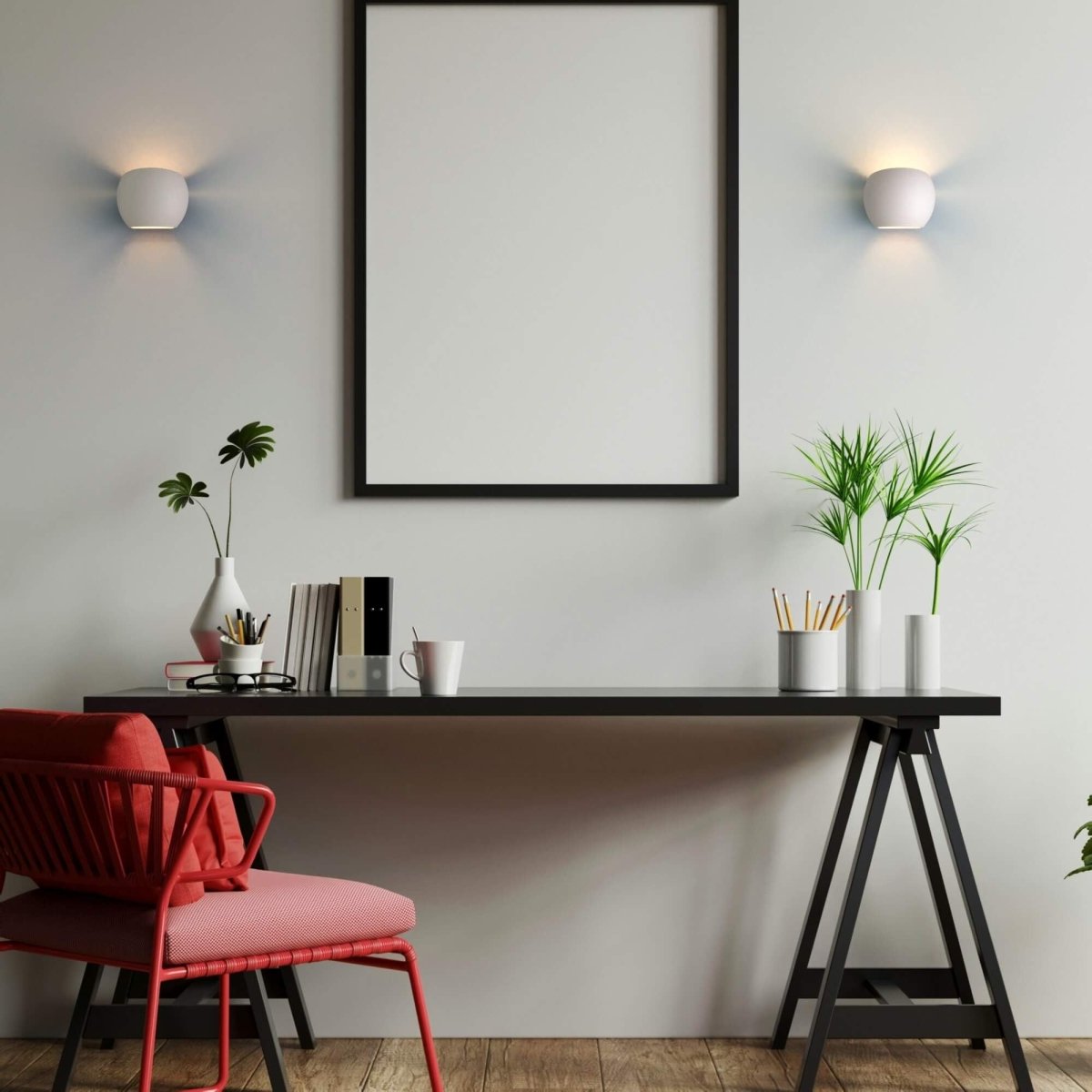 Aplique de pared concreto "Ball" - Up & down - 1 x G9 - Barcelona Led-Decoración