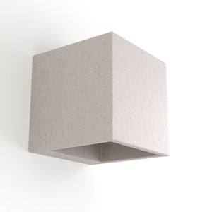 Aplique de pared concreto "Runt" - Up & down - 1 x G9 - Barcelona Led-Decoración