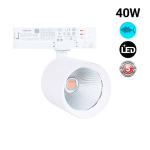 Proyector LED para carril trifásico 40W - Pescados y Mariscos - Driver Philips Xitanium - Barcelona Led-