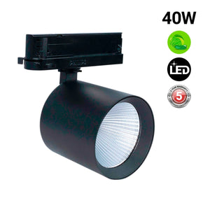 Proyector LED para carril trifásico 40W - Verdulerías - Driver Philips Xitanium - Barcelona Led-