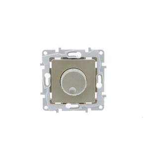 Regulador rotativo 200W 230V empotrable y marco embellecedor - Barcelona Led-Control y regulación