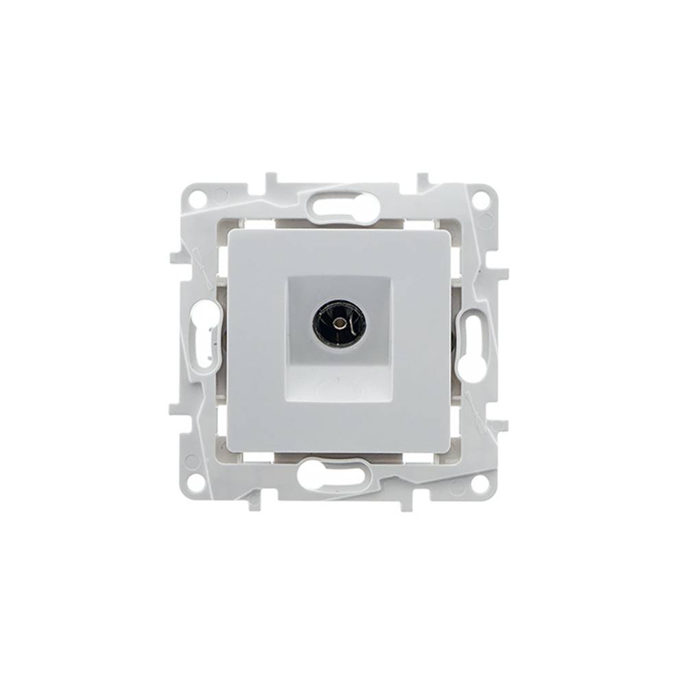 Toma de antena para TV-R empotrable y marco embellecedor