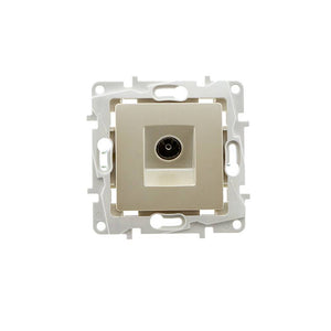 Toma de antena para TV-R empotrable y marco embellecedor - Barcelona Led-