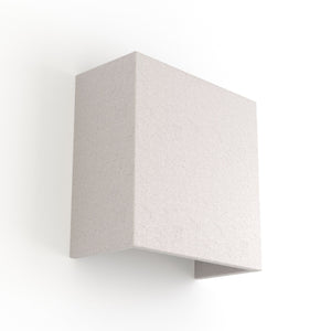 Aplique de pared concreto "Scuad" - Cuadrado - Up & down - 1 x G9