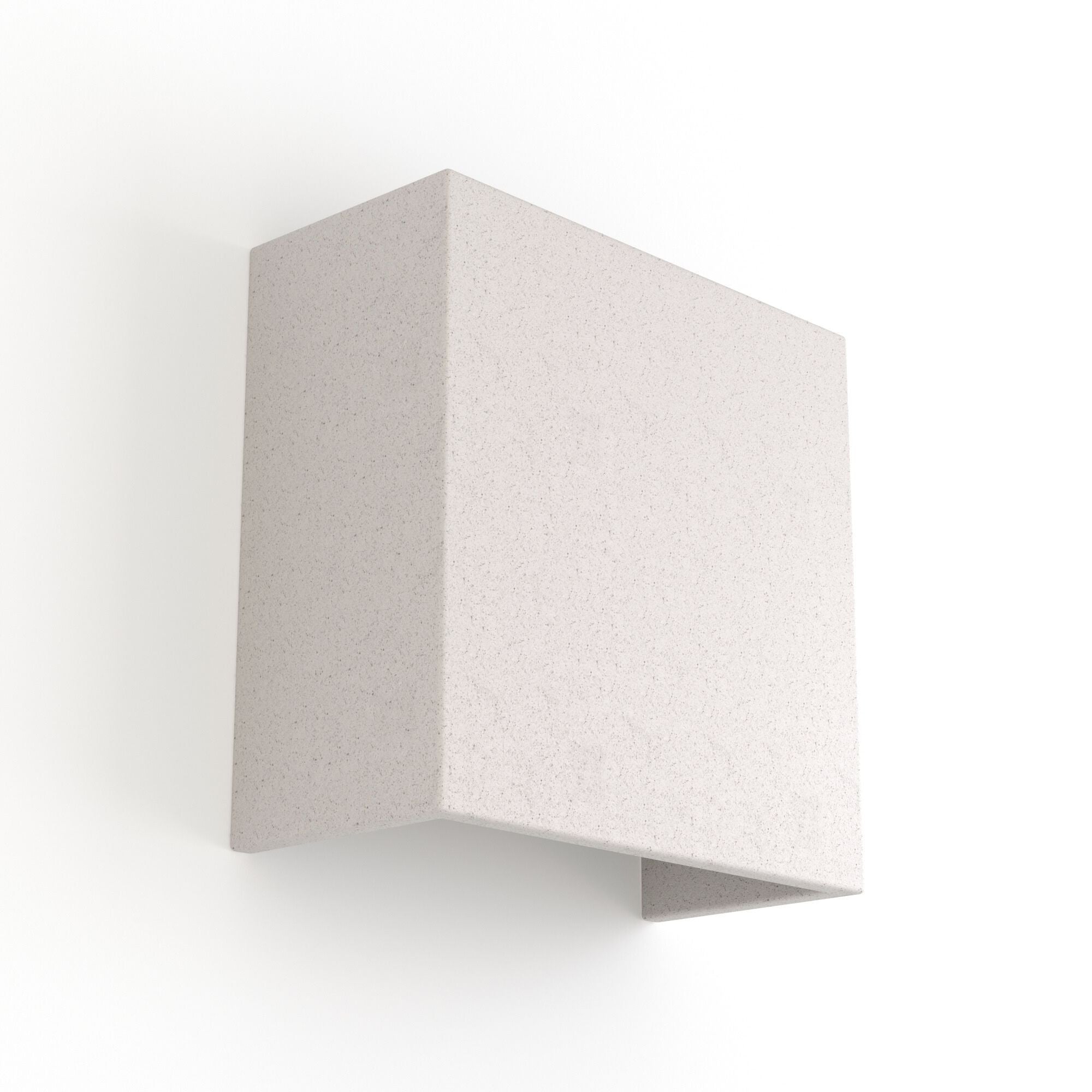 Aplique de pared concreto "Scuad" - Cuadrado - Up & down - 1 x G9