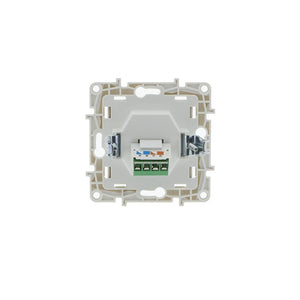 Toma de teléfono roseta empotrable RJ11 con marco embellecedor (3)