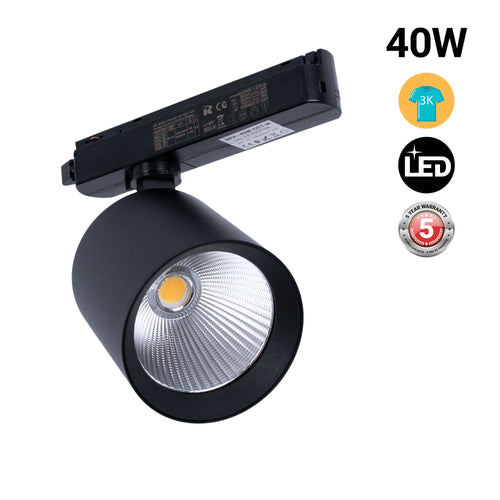 LED 1-Phase-Schienenstrahler 40W - Mode und Einzelhandel