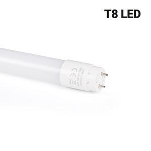 Kit regleta portatubos + tubo LED T8 - 24W - 150cm (20)