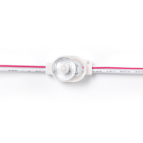 Módulo LED monocromático para sinalética - 0,5W - 12V DC - IP66 - 170º