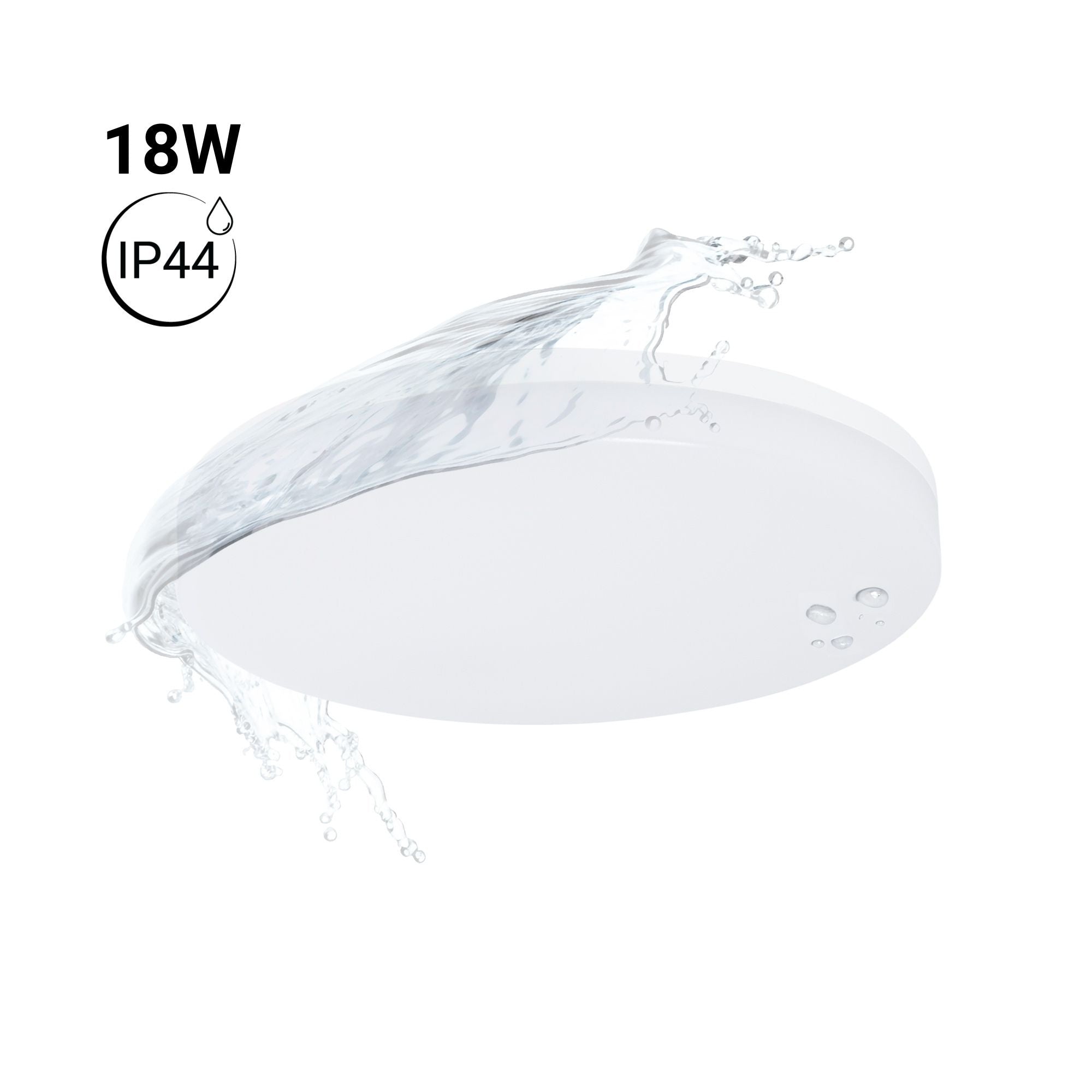 Plafón LED techo 18W - IP44 - Ø26 cm & Plafón LED techo 18W - IP44 - Ø26 cm