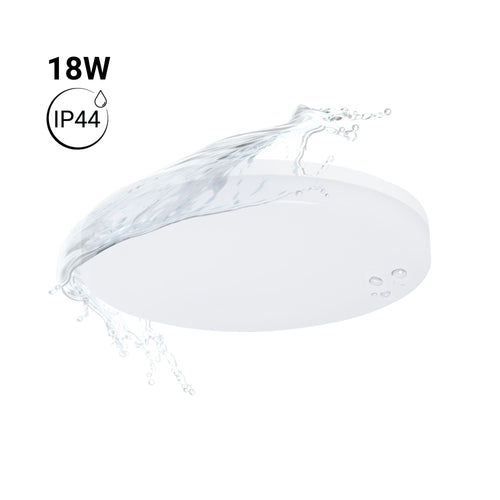 Luminaria de teto LED 18W - IP44 - Ø26 cm