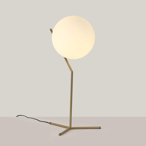 Crystal ball table lamp