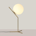 Lampe à poser boule en verre
