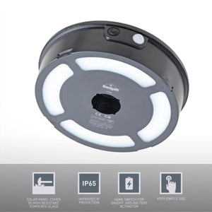 Bolardo solar LED "FELICE 800" con sensor PIR - 73 cm - 4000K - 2 modos de funcionamiento - Barcelona Led-