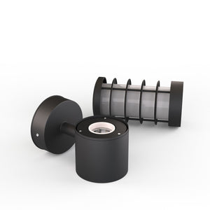 Aplique de pared exterior aluminio "Burno" - IP54 - E27 (4)