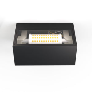 Aplique de pared exterior aluminio "Oriol" - IP44 - R7S - Barcelona Led-Decoración