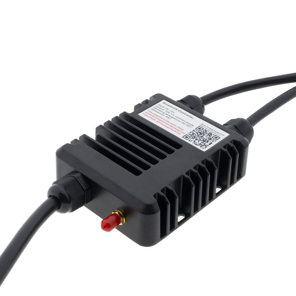 Controlador LED RGB por Bluetooth estanco IP68 12/24V