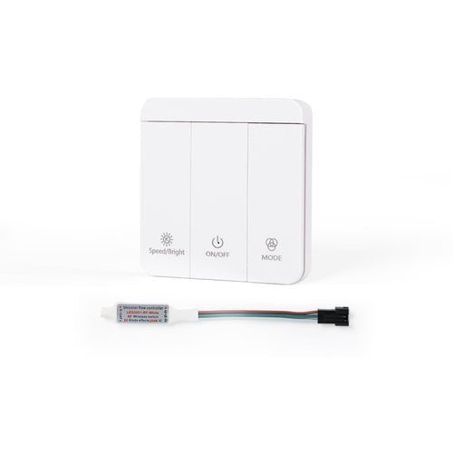 IC LED-Streifen-Controller Monochrom 12-24V - Mit RF-Fernbedienung - 23 Effekte