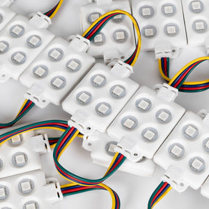 Módulo LED cuadrado para rótulos RGB - 0.96W - 12V DC - IP65 - 120º (4)