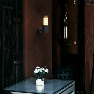 Aplique de pared exterior aluminio "Burno" - IP54 - E27 - Barcelona Led-Decoración