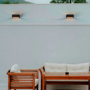 Aplique de pared exterior aluminio "Oriol" - IP44 - R7S (7)