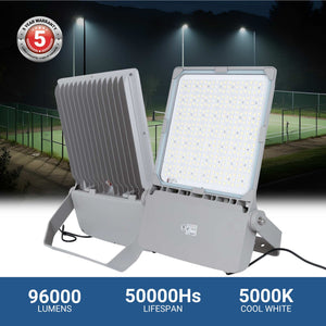 Proyector LED asimétrico exterior 600W - Regulable 1-10V - 160lm/W - IP66 (1)