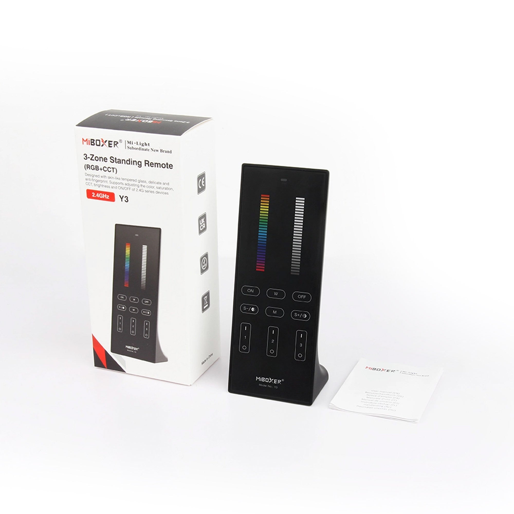 Mando a distancia vertical - RGB + CCT - 3 Zonas - RF 2.4Ghz - Mi Light (1)
