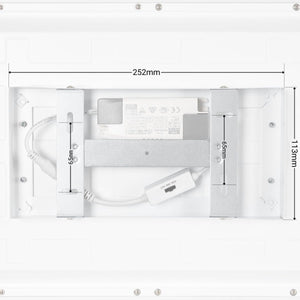 Panel LED de superficie CCT 36W - 120 x 30 cm - 135lm/W - IP20 (13)