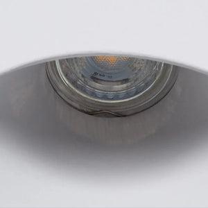 Aplique de pared empotrable circulo de escayola "MUR" - Ø 15cm - GU10 - Trimless/ Integración (4)