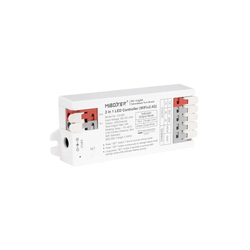 LED-Streifen-Controller 2 in 1- Monochrom - CCT - 12/24V DC - 2,4GHz+ WiFi - Mi Boxer - E2-WR
