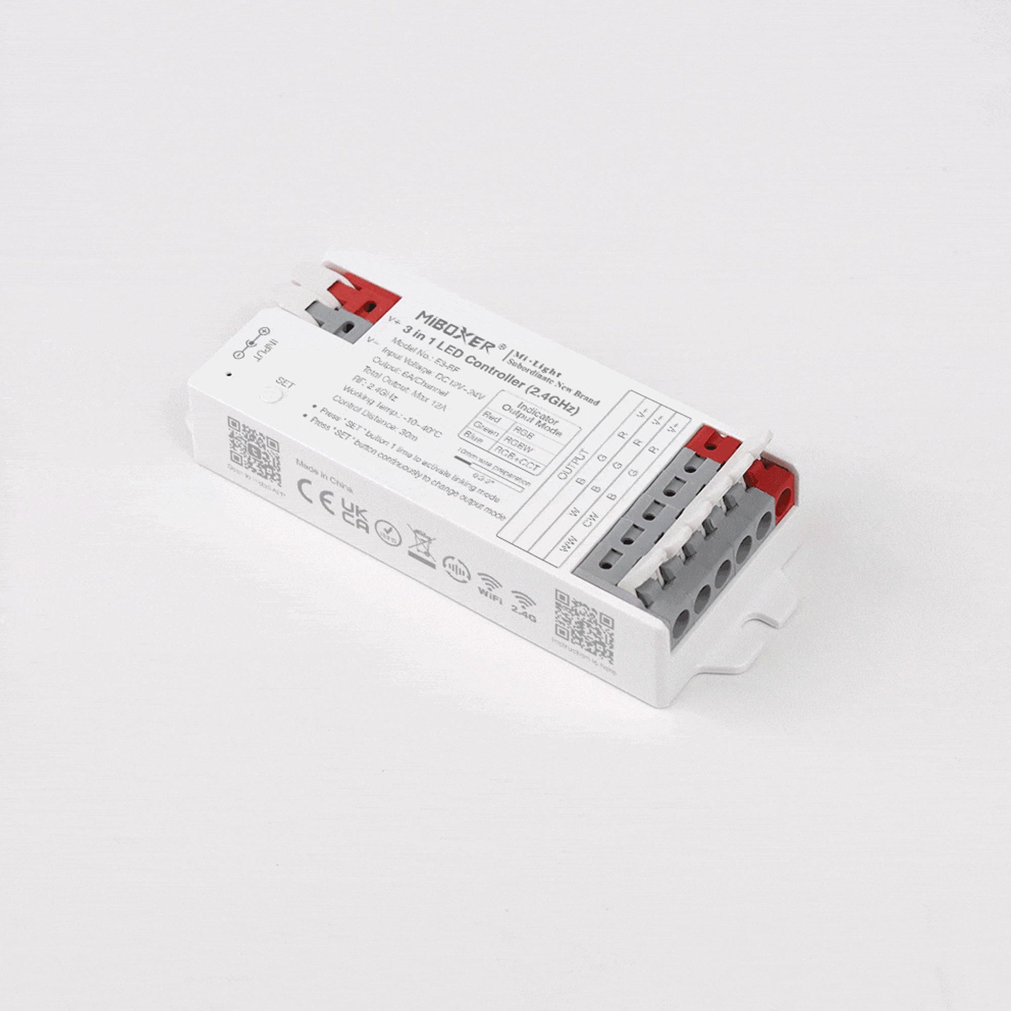 Controlador tira LED 3 en 1- RGB / RGBW / RGB + CCT - 12/24V DC - 2.4GHz - Mi Boxer - E3-RF (1)