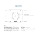 RF Wheel Control Panel - CCT - 4 scenes - Mi Light - 2.4GHz 4