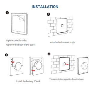 Panel de control rueda RF CCT - 4 escenas - Mi Light - 2.4GHz (4)