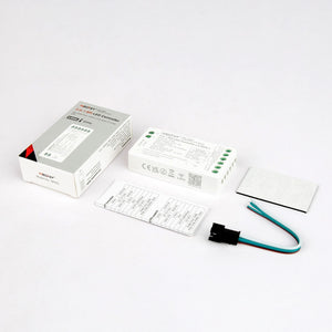 Controlador para tiras LED SPI / IC - Monocolor - RGB - RGBW - 5/24V DC - 2.4GHz - Mi Boxer (1)