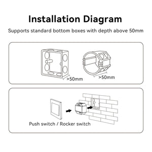 Interruptor inteligente / Smart switch - WiFi + 2.4GHz - Mi Boxer - WL-SW1 (3)