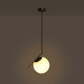 Glaskugel-Pendelleuchte ‚HERMI 220‘ - E27 - Ø 22cm 5