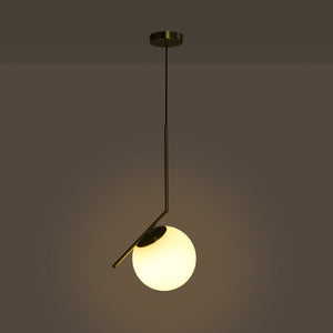 Lámpara colgante bola cristal "HERMI 220" - E27 - Ø 22cm (4)
