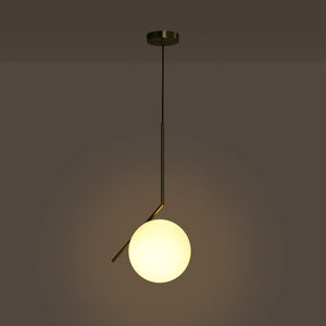Lámpara colgante bola cristal "HERMI 220" - E27 - Ø 22cm - Barcelona Led-Decoración