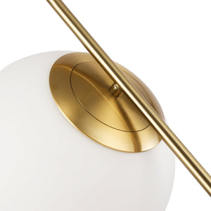 Lámpara colgante bola cristal "HERMI 220" - E27 - Ø 22cm (8)